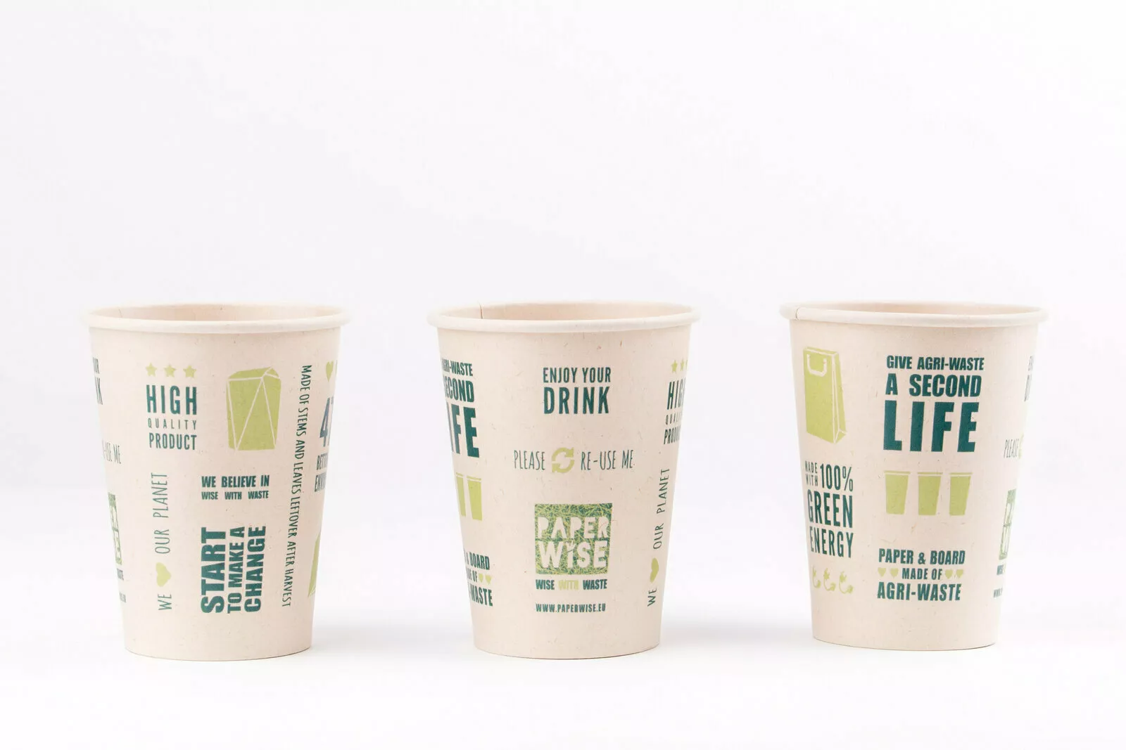 PaperWise bio cup environmentally friendly disposable paper tea coffee drinking cup packaging office4