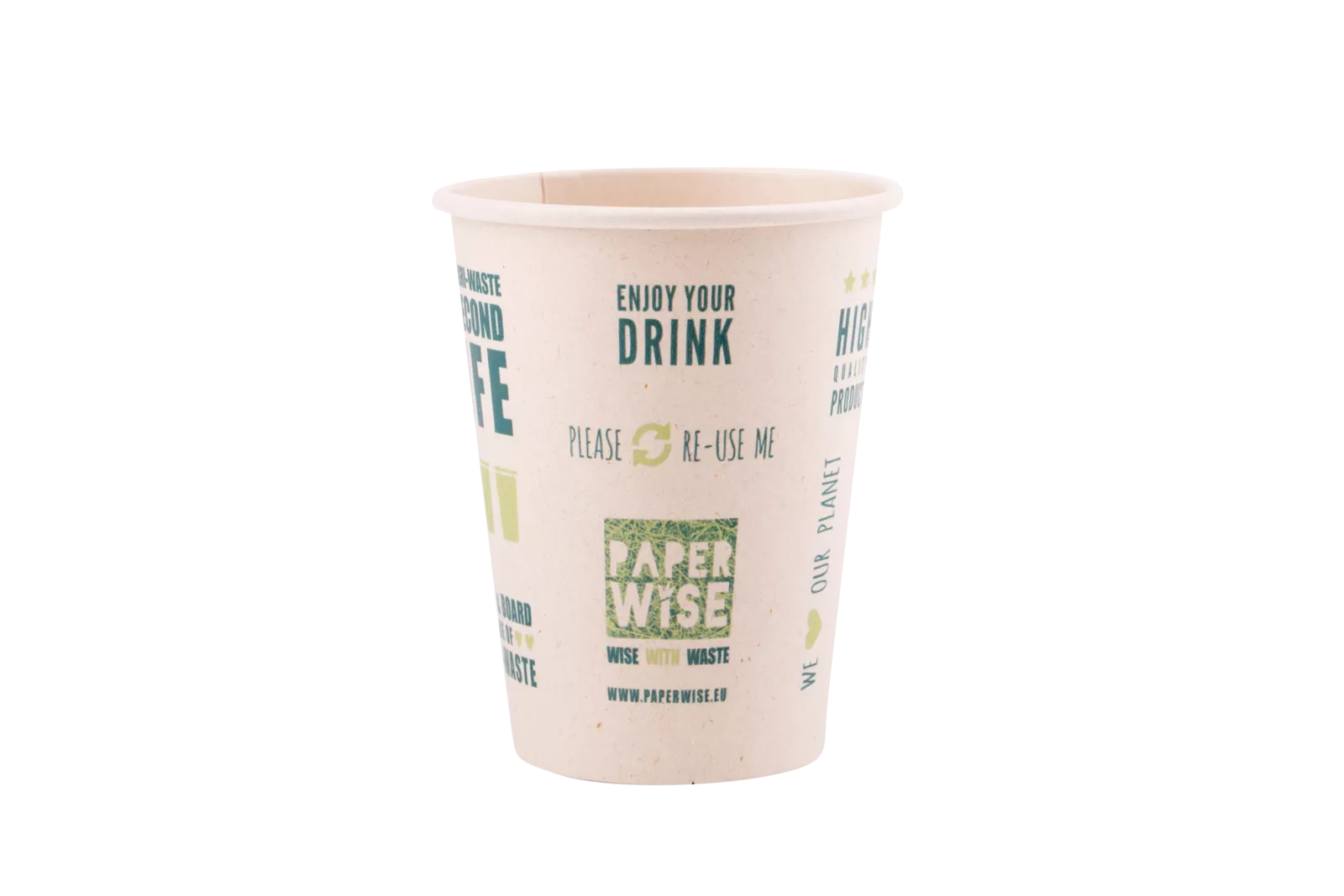 PaperWise bio cup environmentally friendly disposable paper tea coffee drinking cup packaging office5c