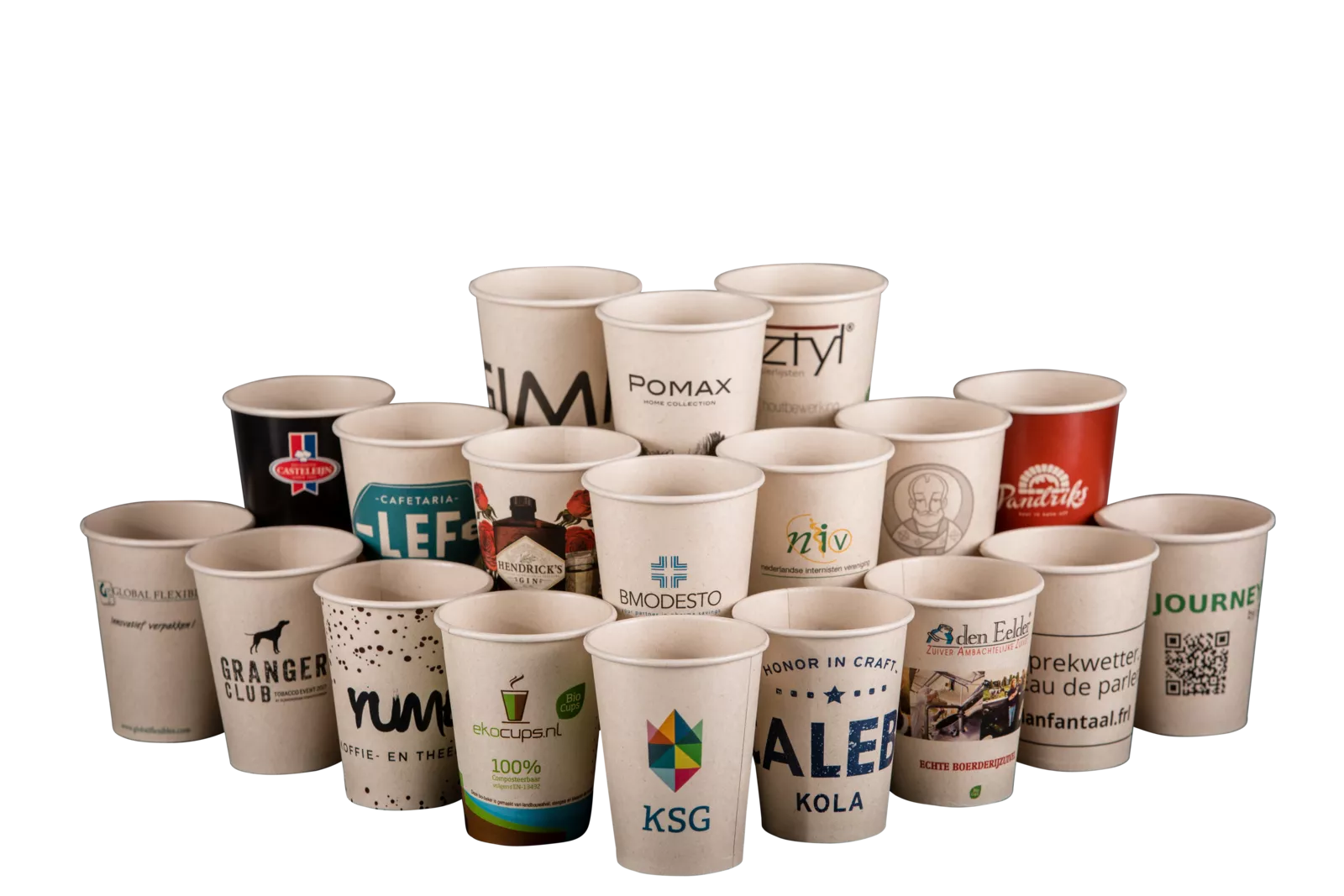 PaperWise bio paper cups eco friendly board drinking cup disposable togo water soup coffee tea sustainable packaging office 4c