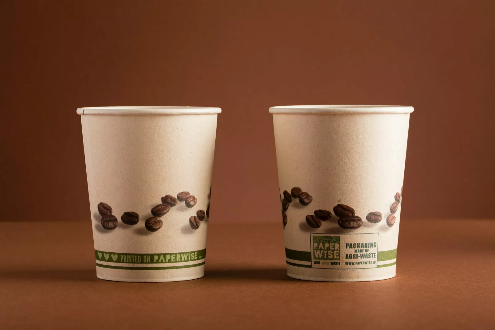 PaperWise bio paper cups eco friendly board drinking cup disposable togo water soup coffee tea sustainable packaging office