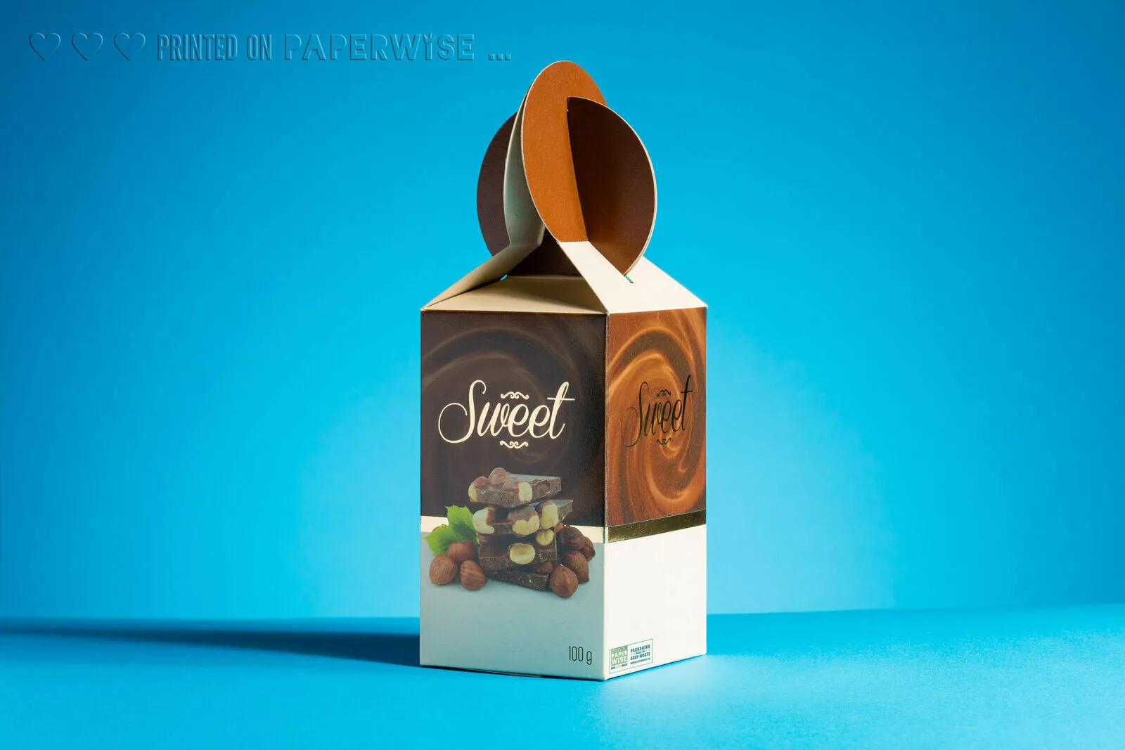 PaperWise eco friendly luxury packaging food chocolate sustainable paper board foodsafe