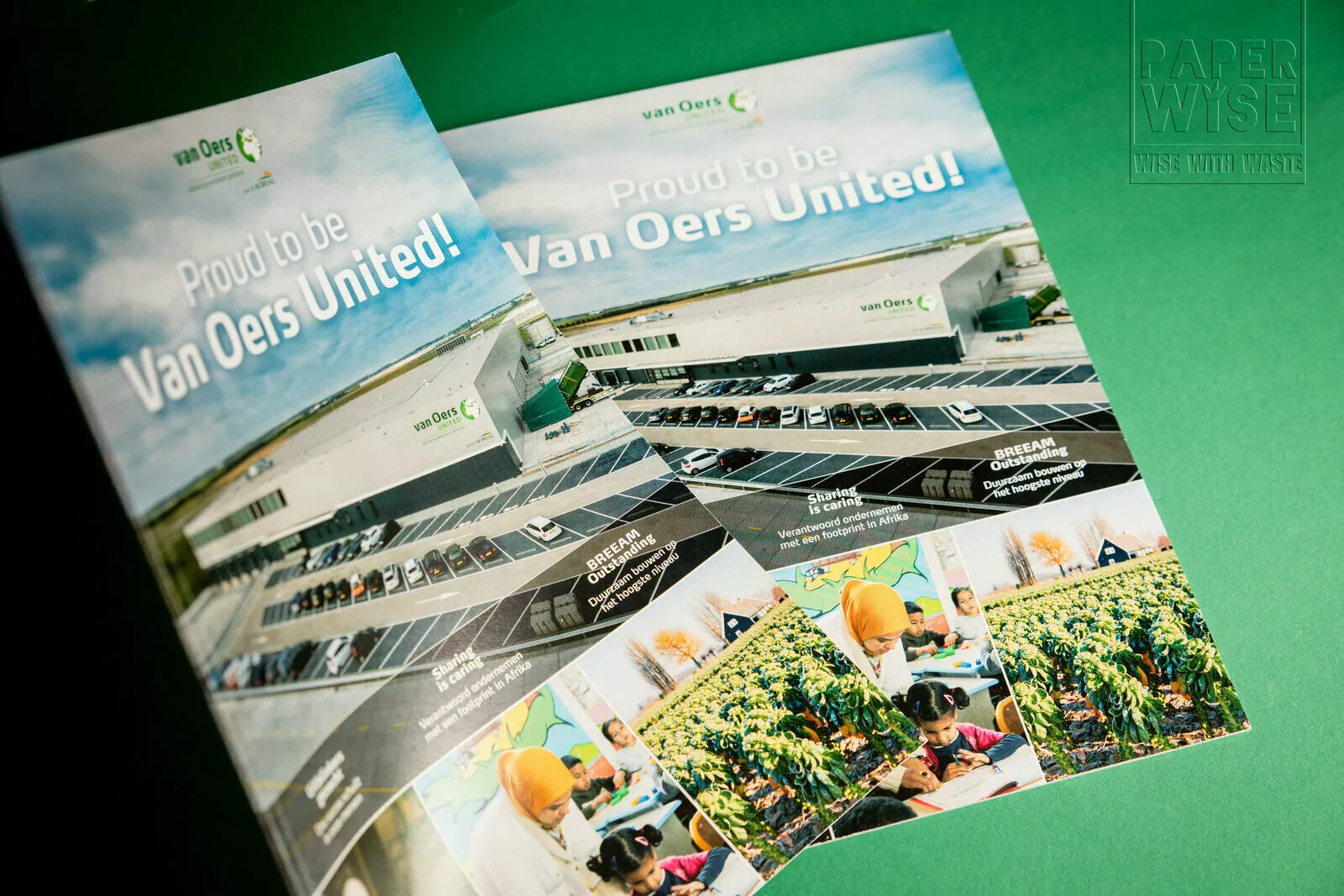 PaperWise eco friendly magazine inhouse socially responsible CSR circular printing VanOers