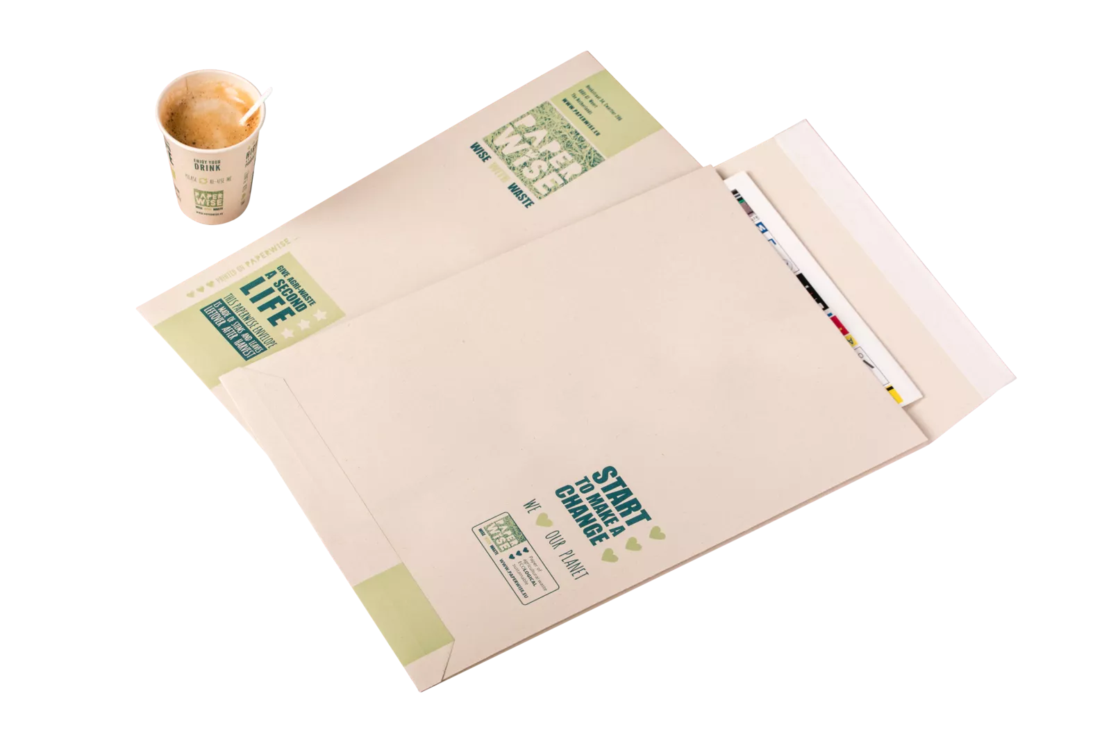 PaperWise eco friendly paper board office sustainable envelopes mailing white natural  c