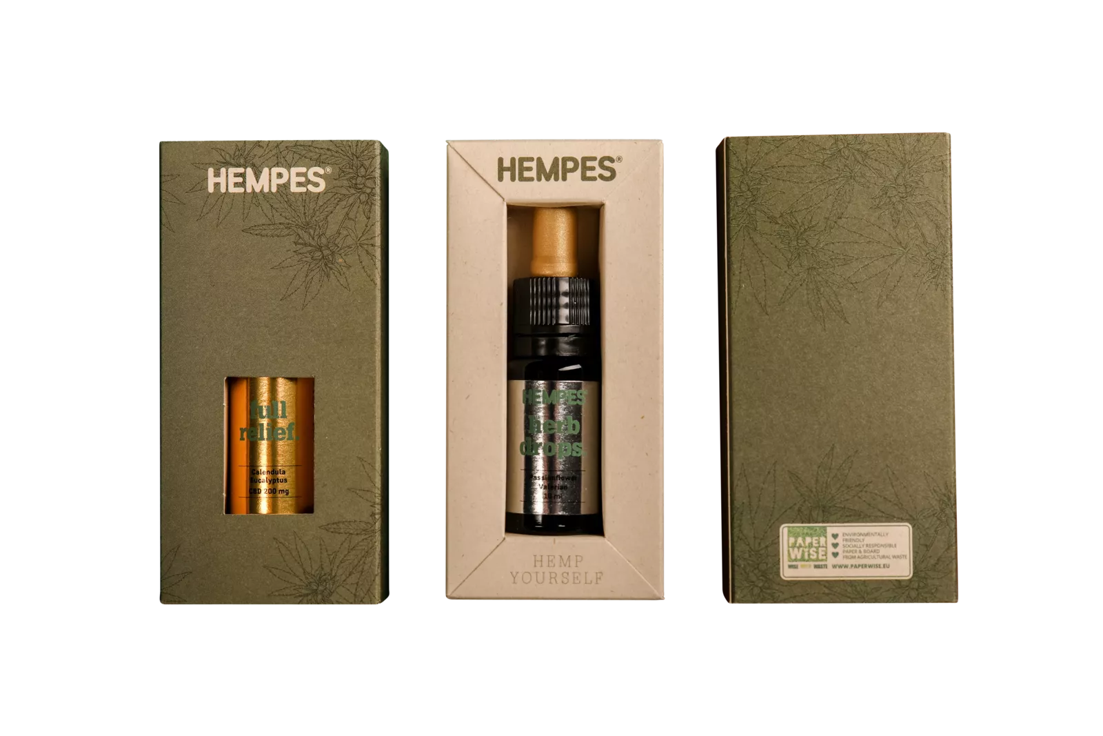 PaperWise eco friendly paper board packaging sustainable packaging healthcare CBD oil Hempes6c