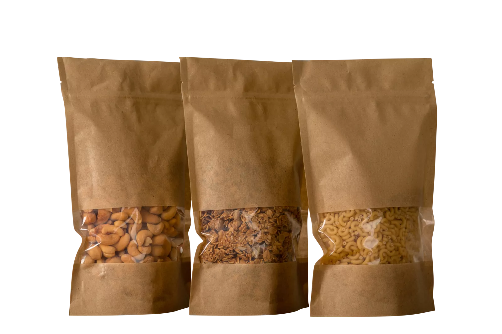 PaperWise eco friendly paper board pouch barrier bag food nuts seeds packaging c