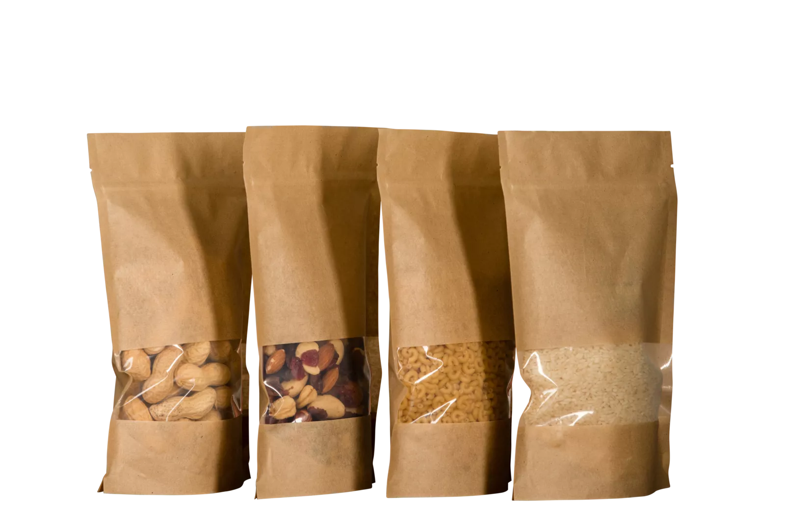 PaperWise eco friendly paper board pouch barrier bag food nuts seeds packaging c