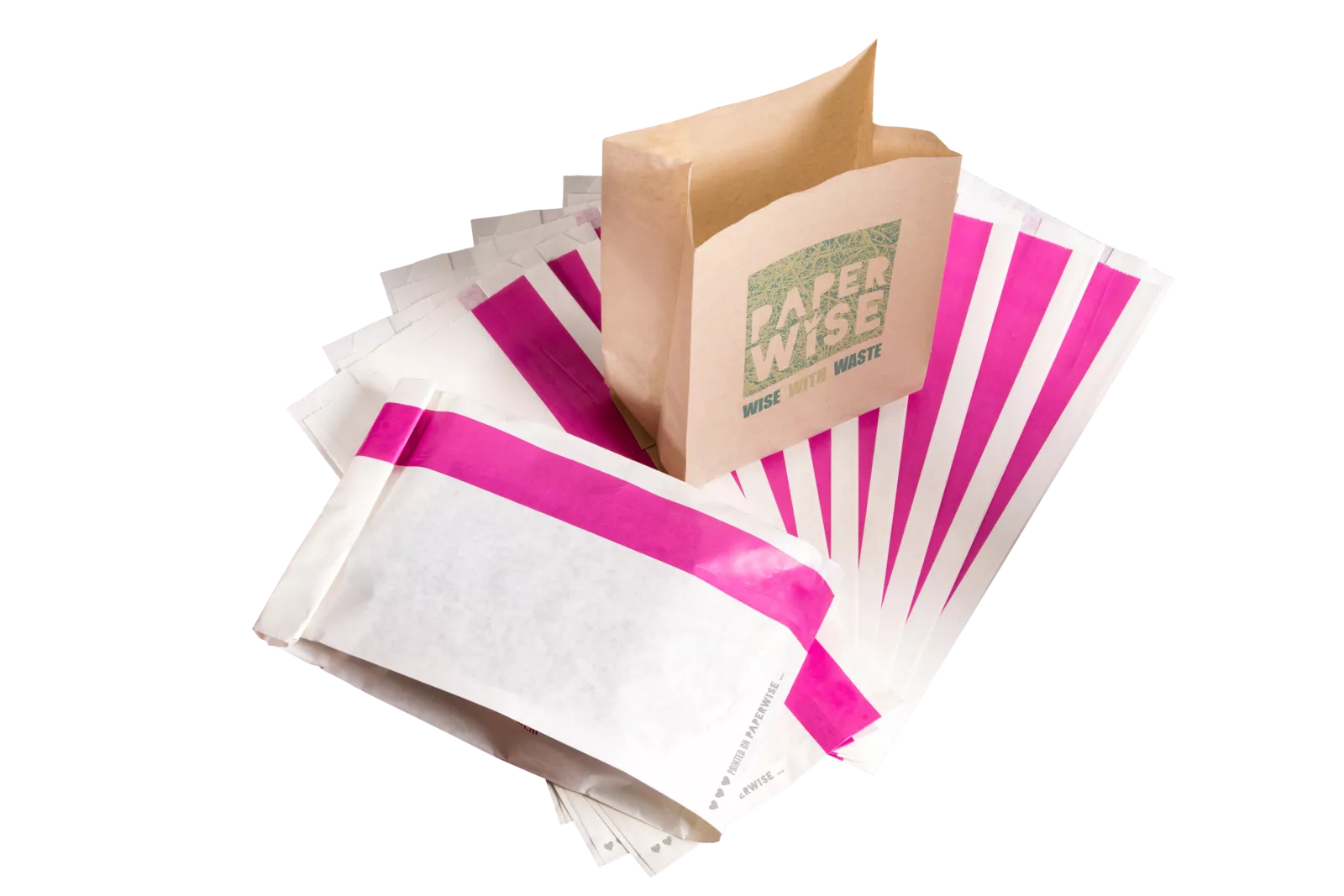 PaperWise eco friendly paper bread bag white natural windowbag compostable recycable packagingc