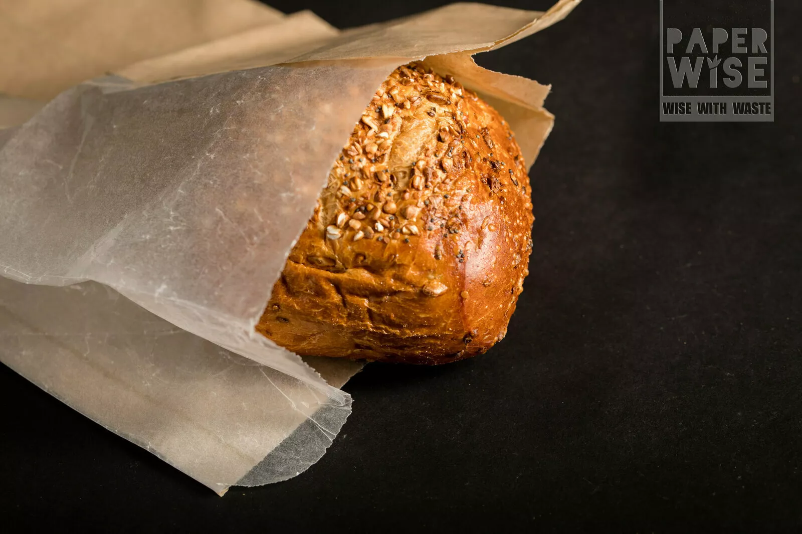 PaperWise eco friendly paper bread bag windowbag compostable recycable packaging multipapiersansfin