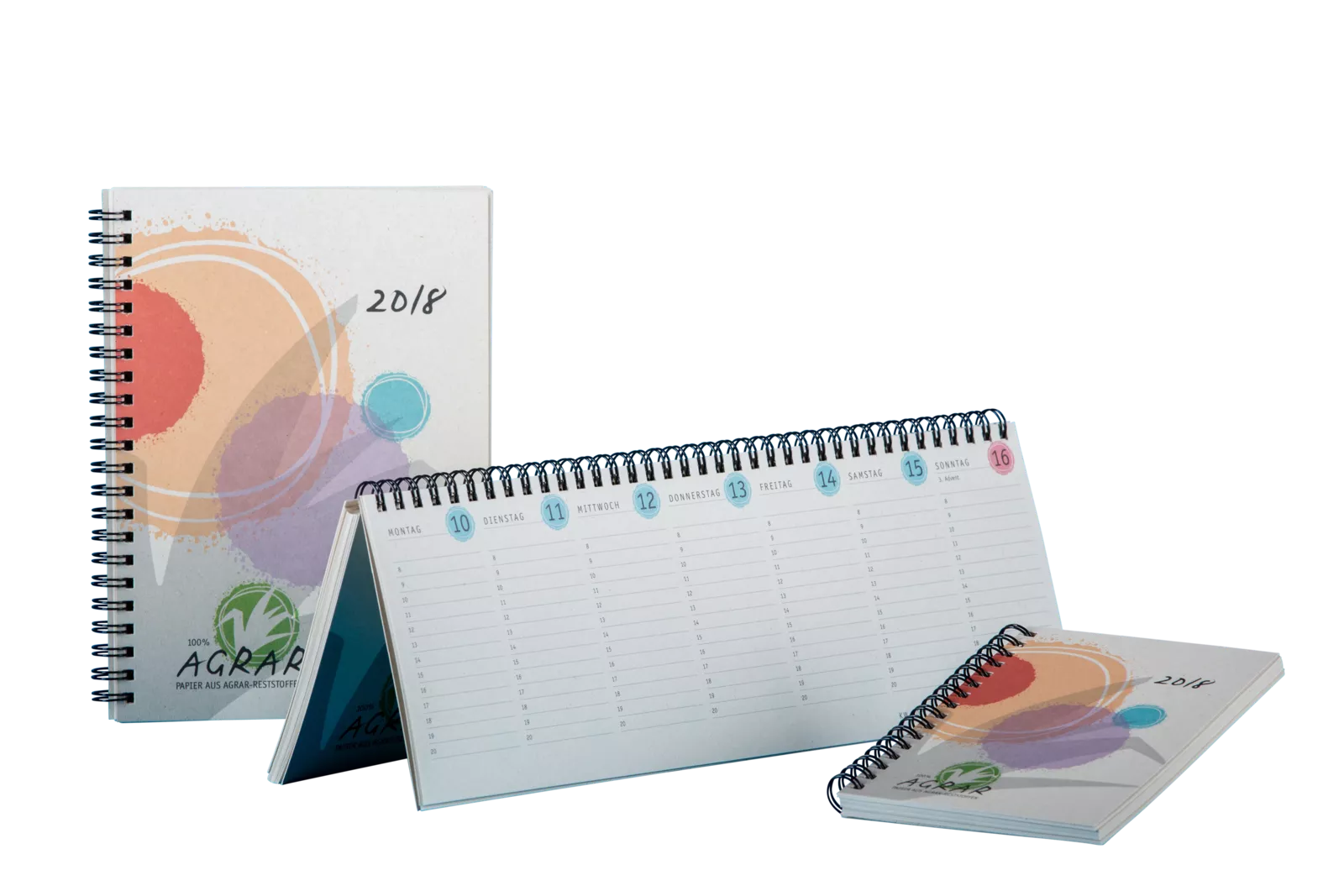 PaperWise eco friendly paper calender agenda writing pad notebook sustainable stationery office Agrar ZettlerKalender c
