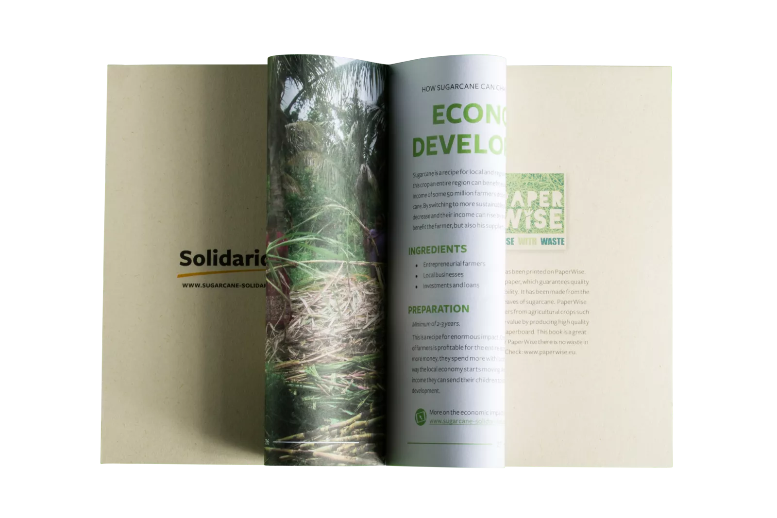PaperWise eco friendly sustainable magazine leaflet book sustainable printing socially CSR Solidaridad c