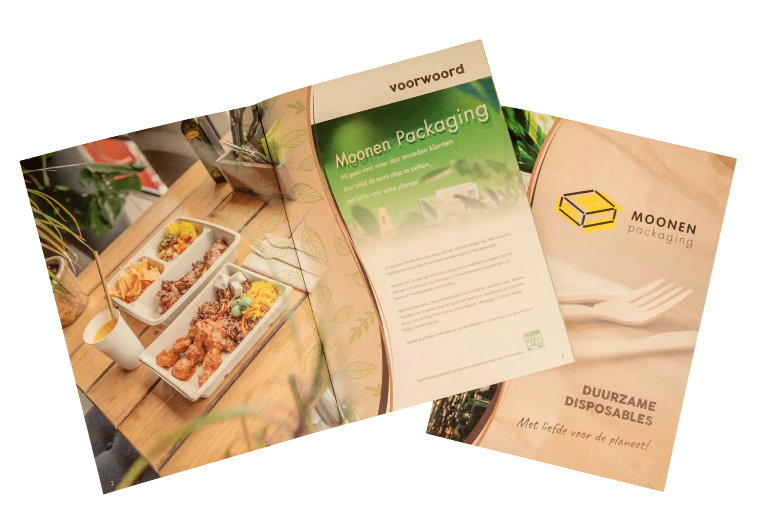PaperWise eco paper board promo printing brochure leaflet folder sustainable office Moonen Moonenpackaging c