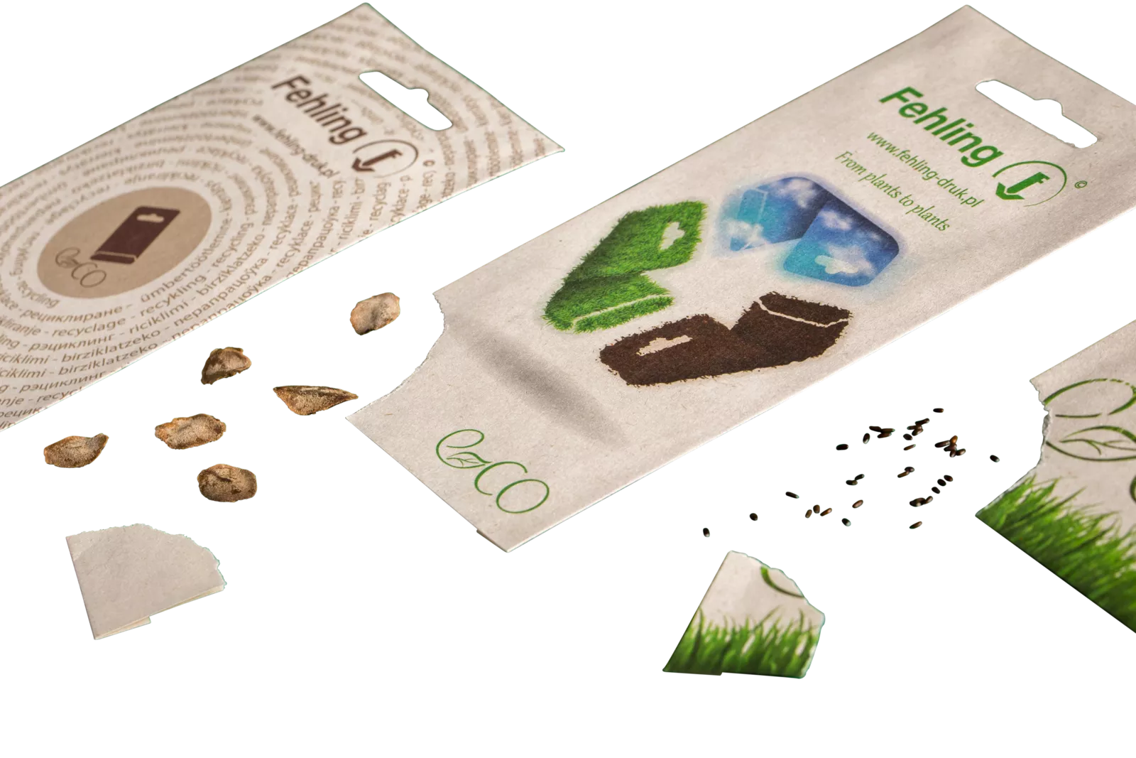 PaperWise eco paper board sustainable packaging bags seeds food treefree c