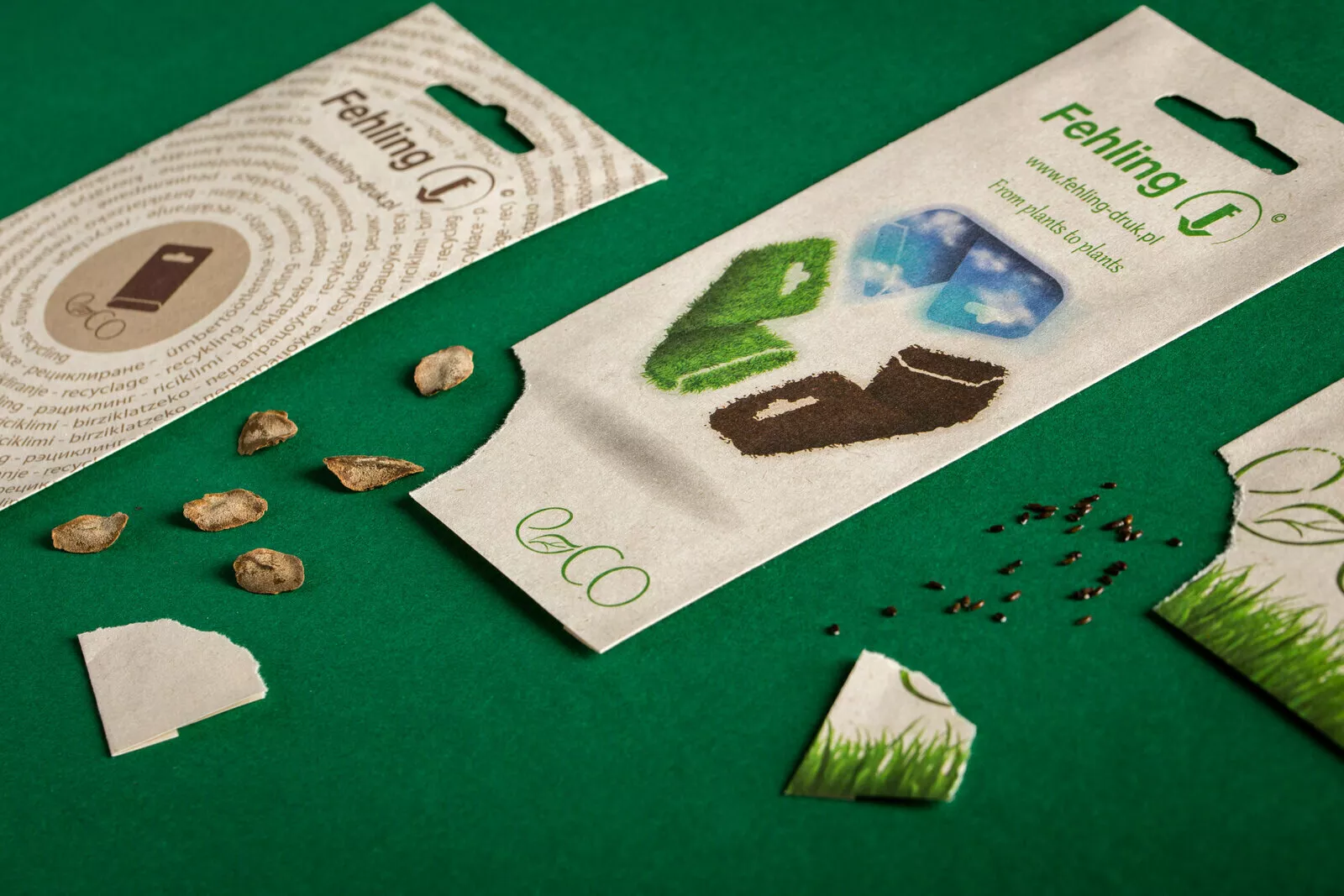 PaperWise eco paper board sustainable packaging bags seeds food treefree