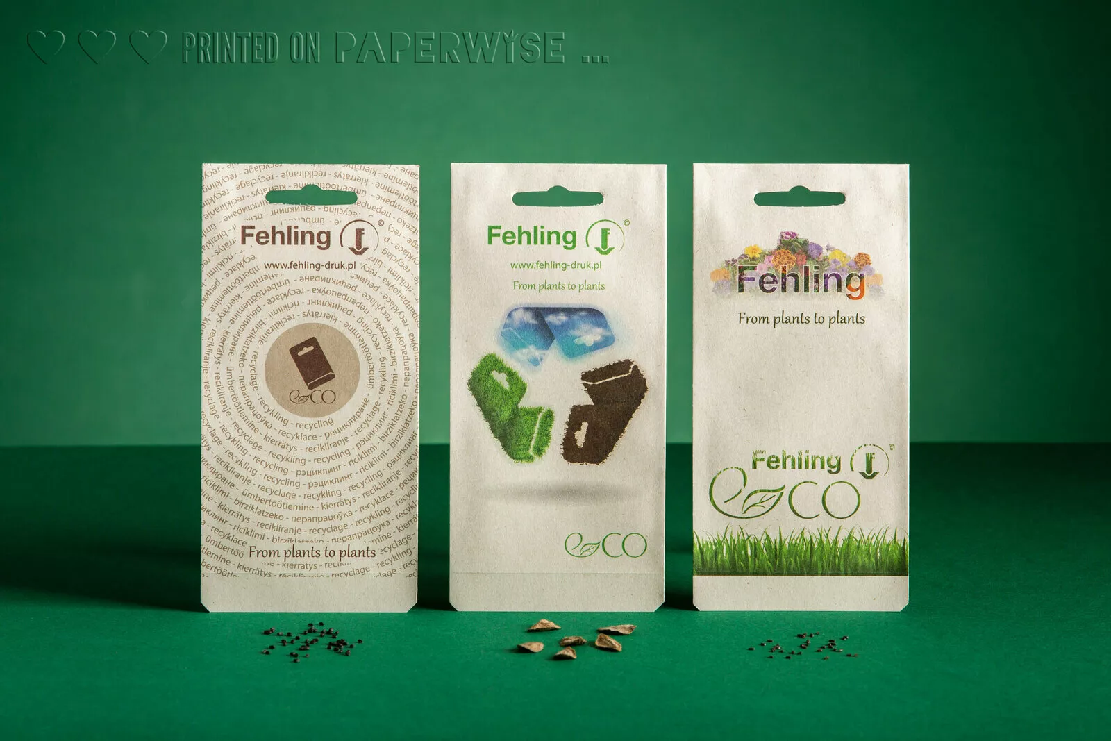 PaperWise eco paper board sustainable packaging bags seeds food treefree4