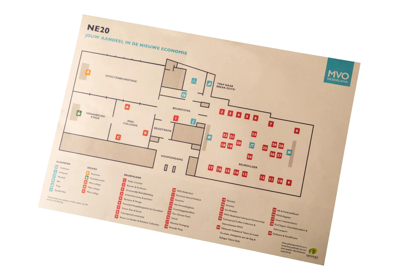 PaperWise eco socially paper board sustainable promo printing map floorplan NE 0 c