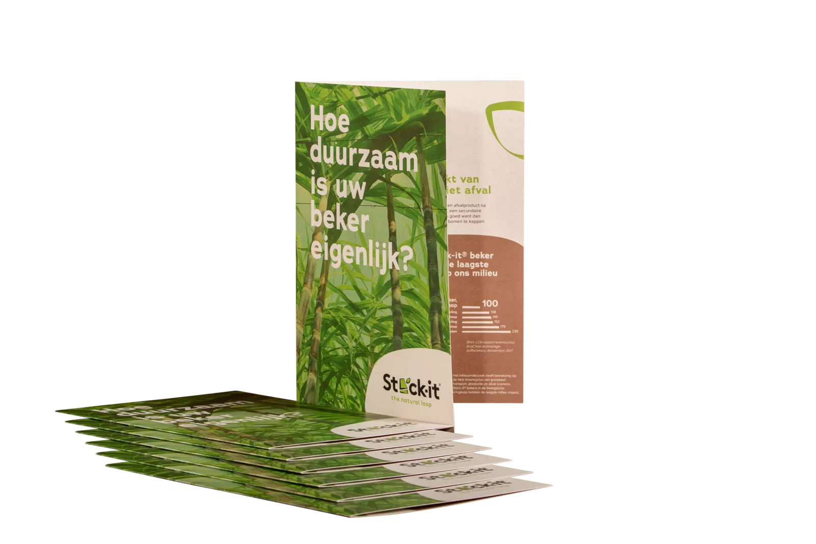 PaperWise natural paper board sustainable printing flyer leaflet promo stackit c