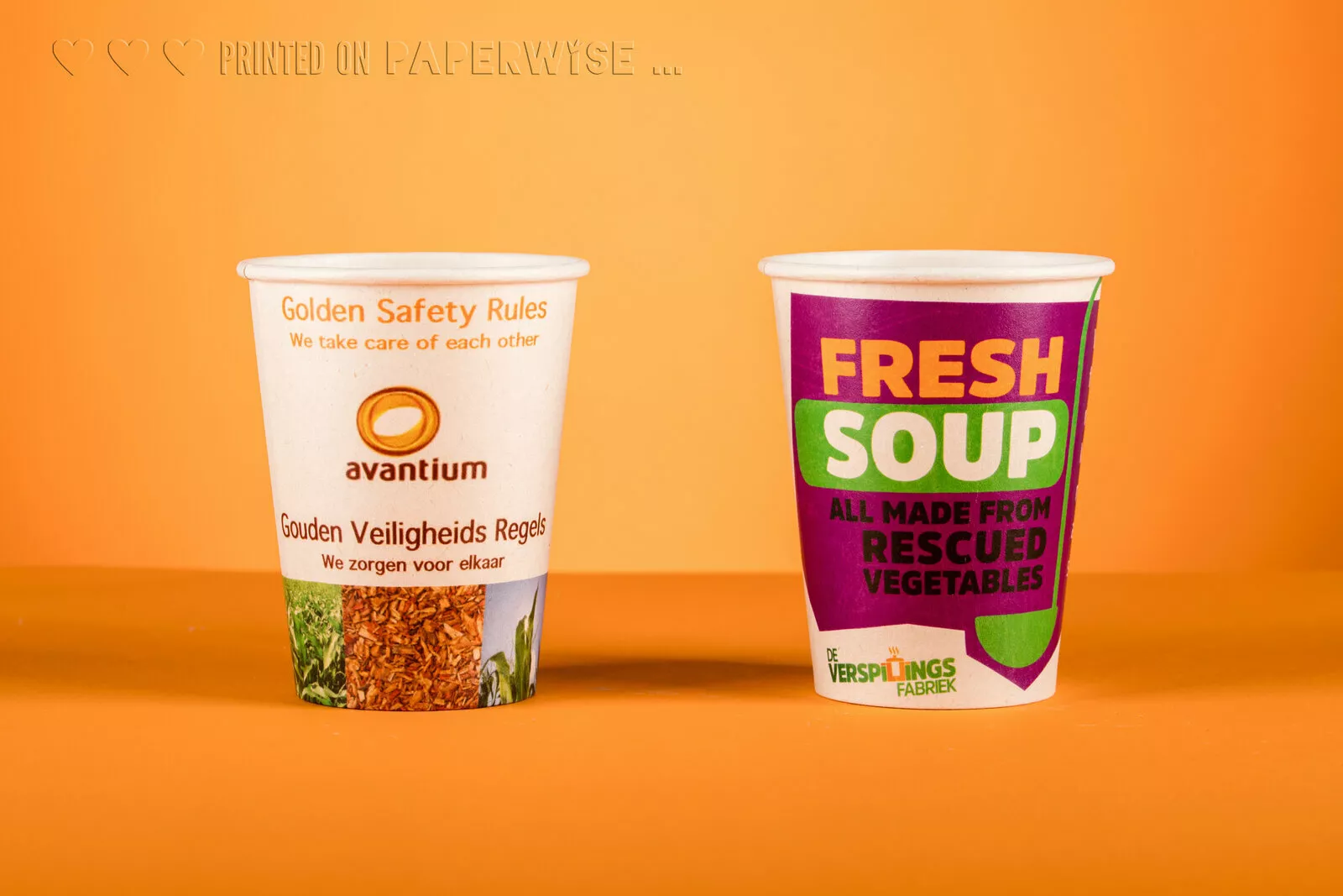 PaperWise paper cups soup bio eco sustainable foodsafe foodpackaging cup