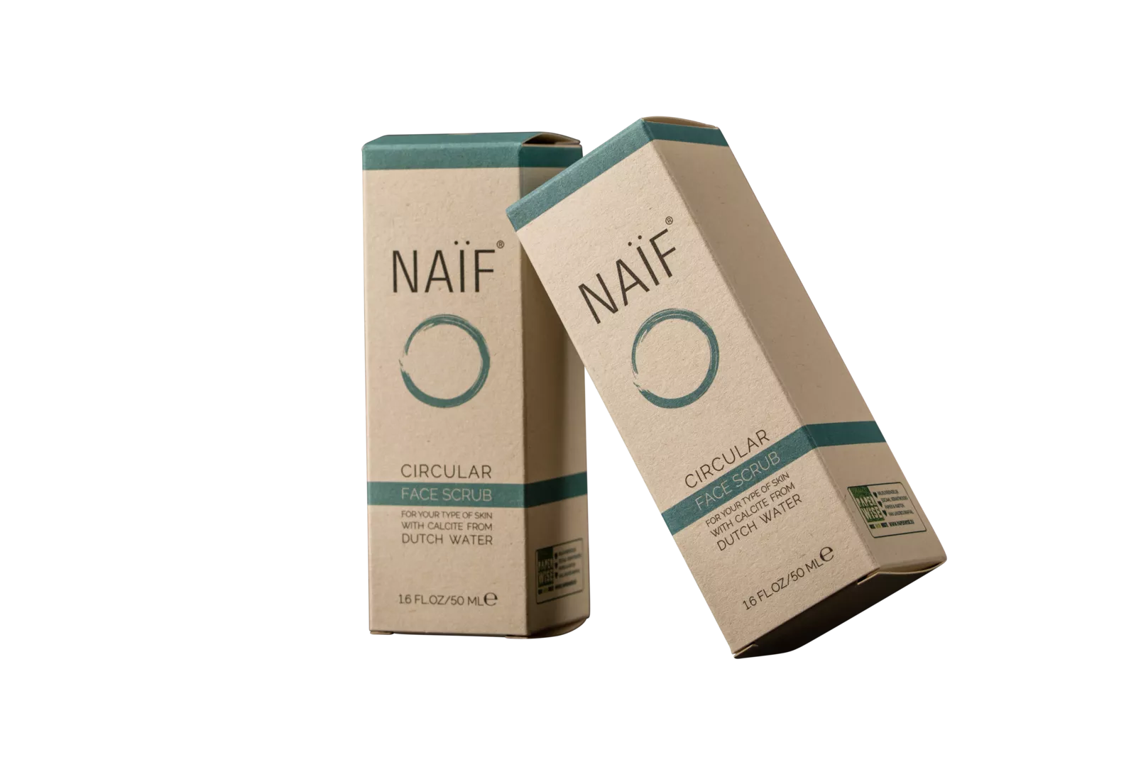 PaperWise socially responsible eco packaging natural facial scrub bodycare cream Naif c