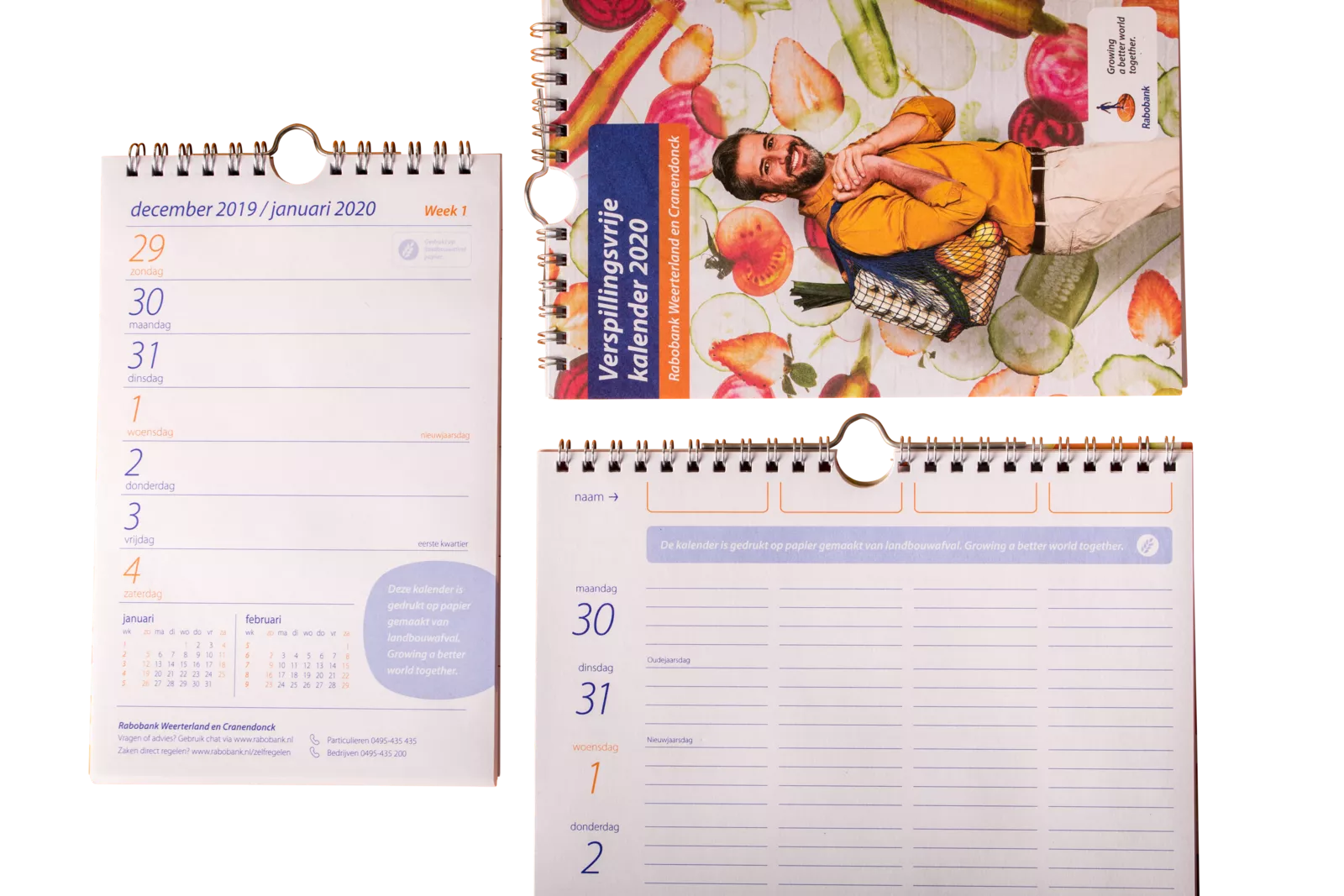 PaperWise socially responsible paper board sustainable stationery calenders agenda CSR Rabobank c