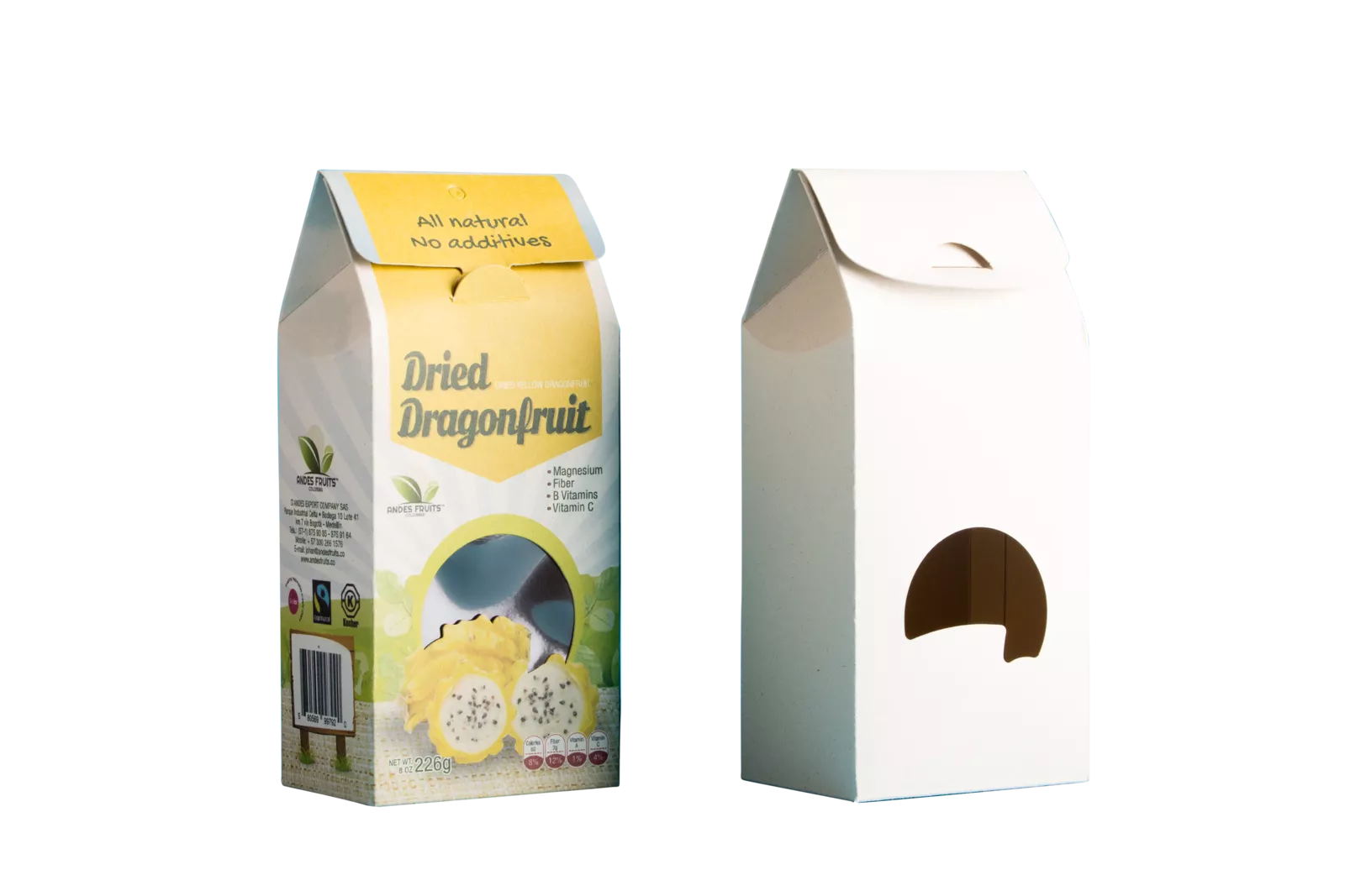 PaperWise sustainable eco friendly paper board sweets candy packaging natural unbleached greenpackaging Dragonfruit7c