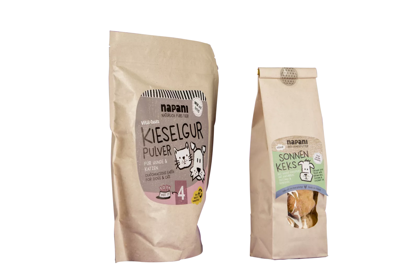 PaperWise sustainable packaging eco paper board  sustainable pouch bag dog snack c