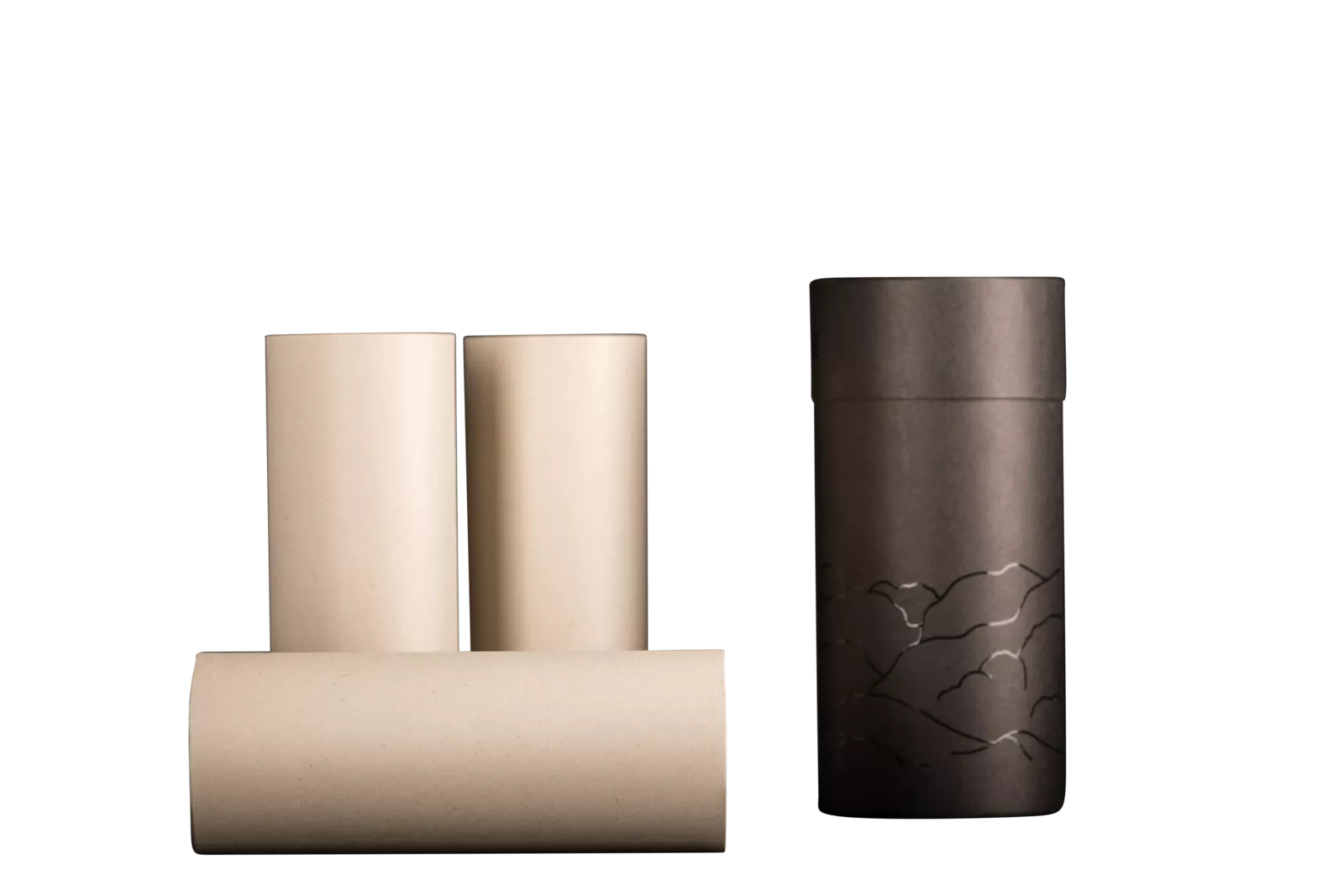 PaperWise sustainable packaging eco paper board tube design round gifts beveage wine giftwapping c