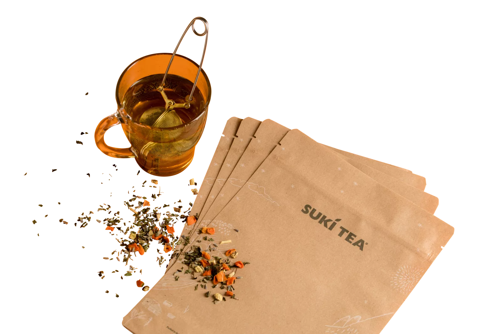 PaperWise sustainable paper board foodsafe pouch packaging tea bag agriwaste sukitea suki c