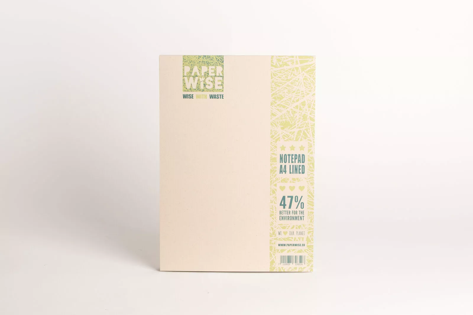 PaperWise sustainable paper notebooks A4 unbleached natural eco stationery organic writing pad office
