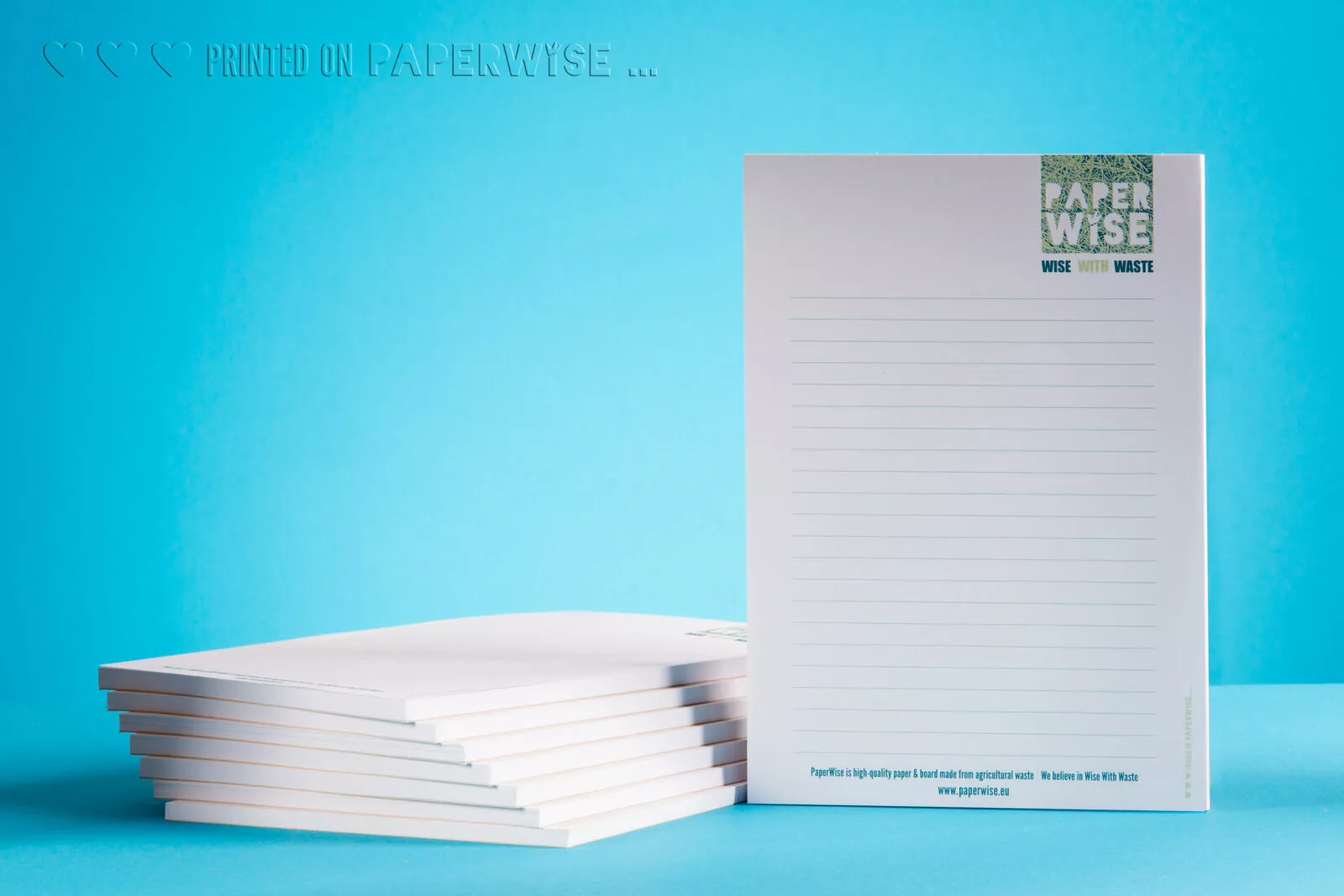 PaperWise sustainable paper notebooks white notes eco stationery organic writing pad office