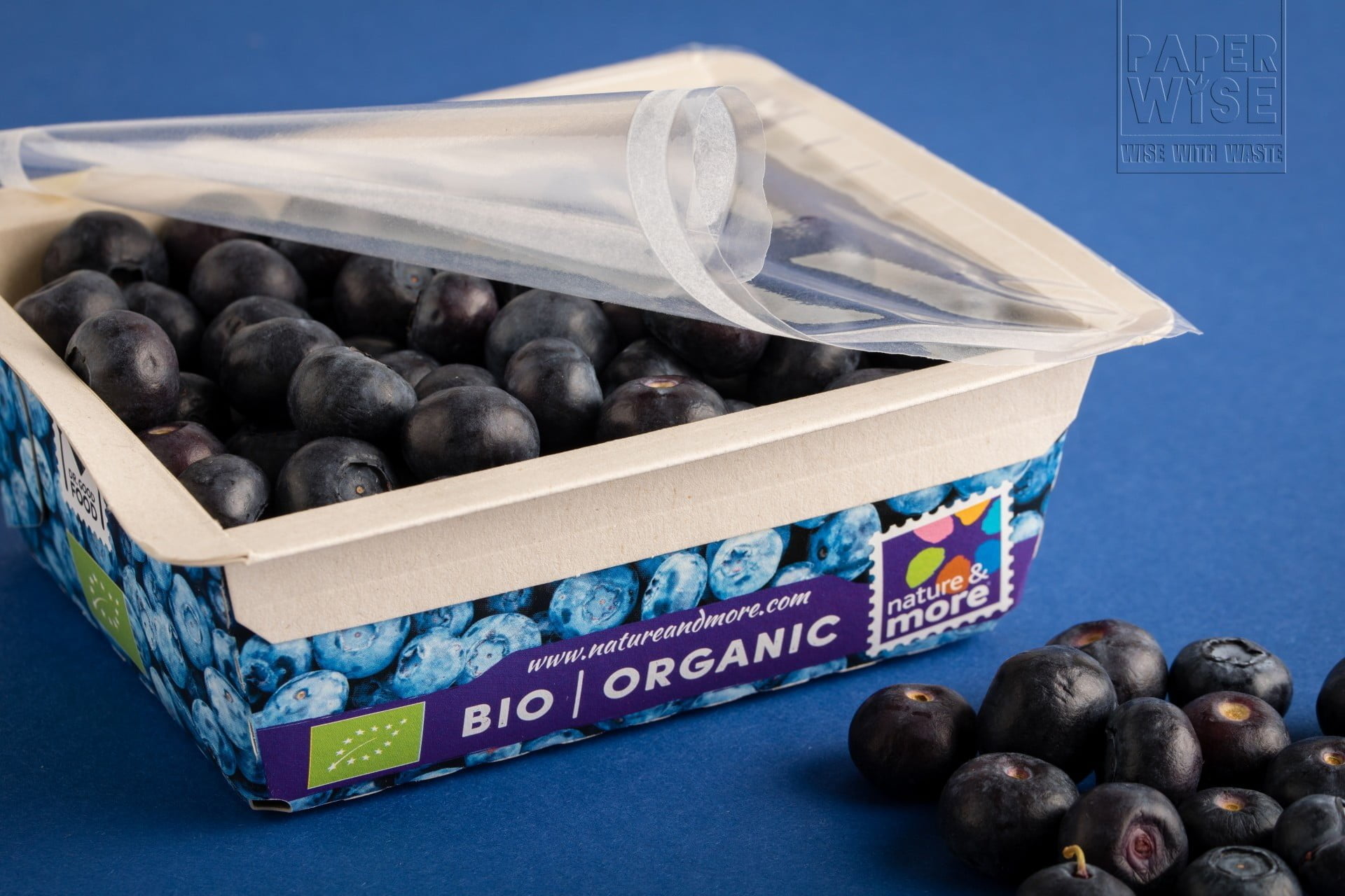 Plastic vrije bio verpakking voor  (snack) groente en  zacht fruit