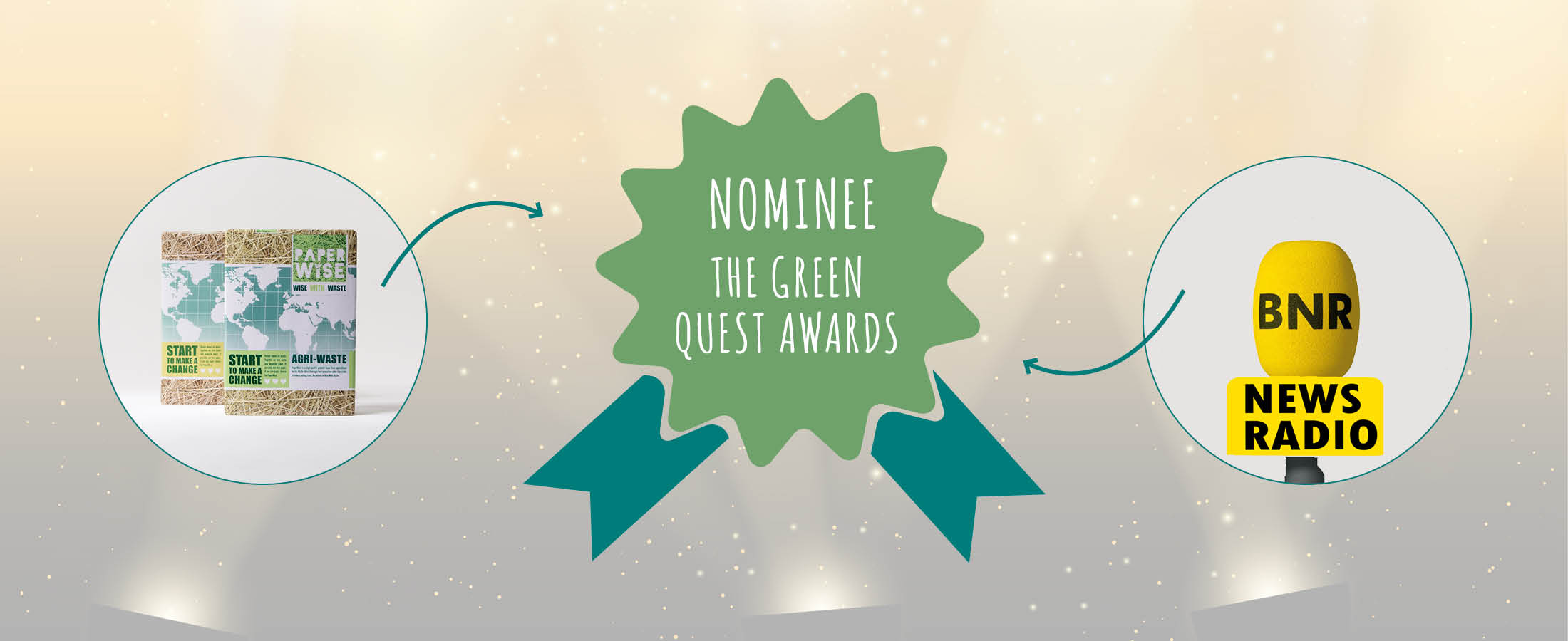 PaperWise nominada para los premios The Green Quest de la radio de noticias BNR