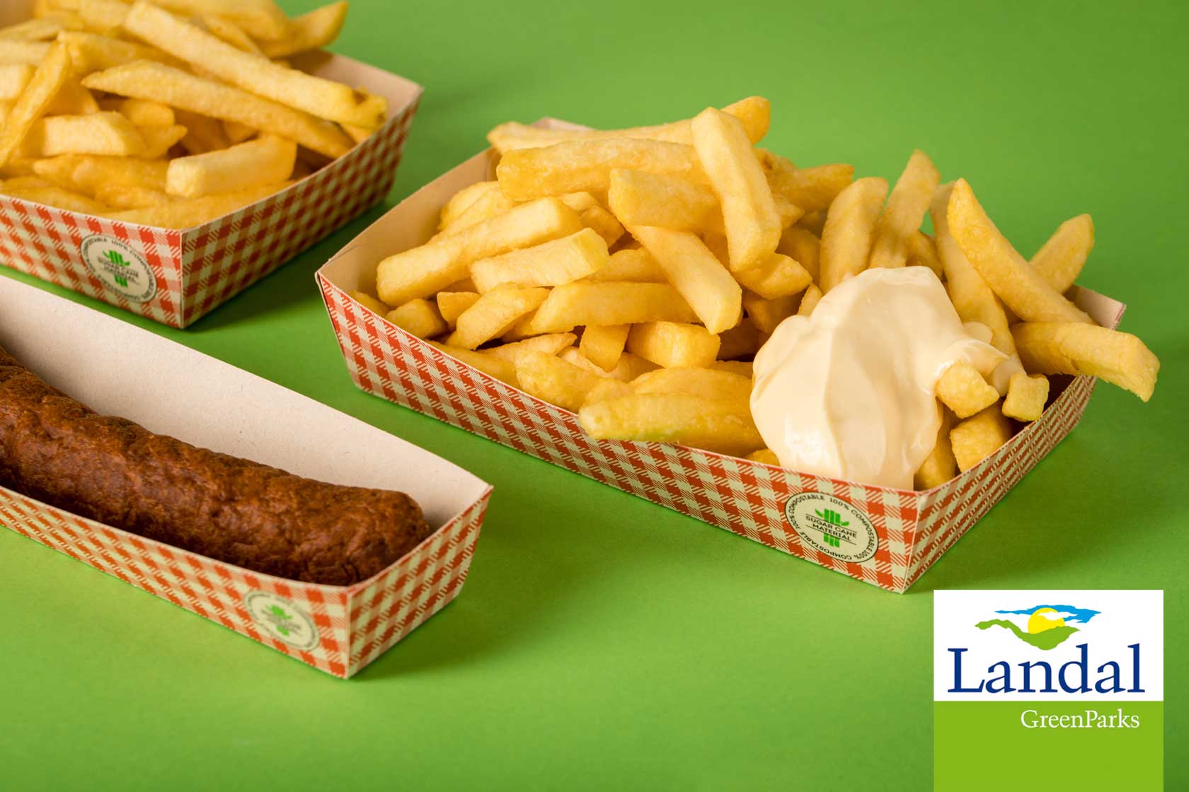 PaperWise compostable eco friendly snack togo disposable packaging Landal_GreenParks_logo