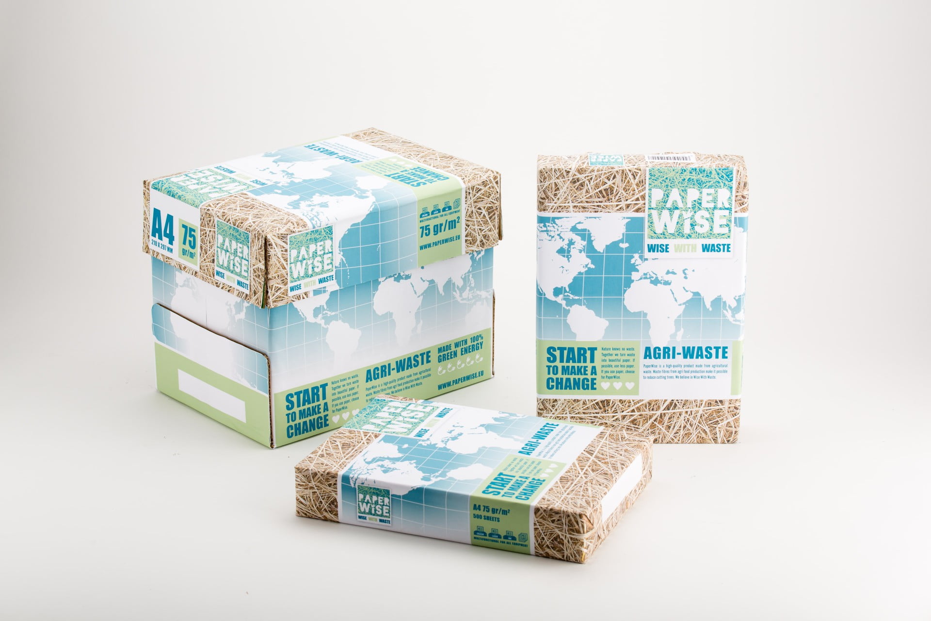 PaperWise eco friendly copy printing paper A4 75gram sustainable stationere office