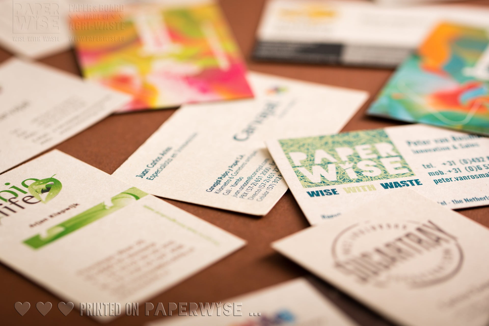 PaperWise eco sustainable paper board printing business cards office promo printingmatters